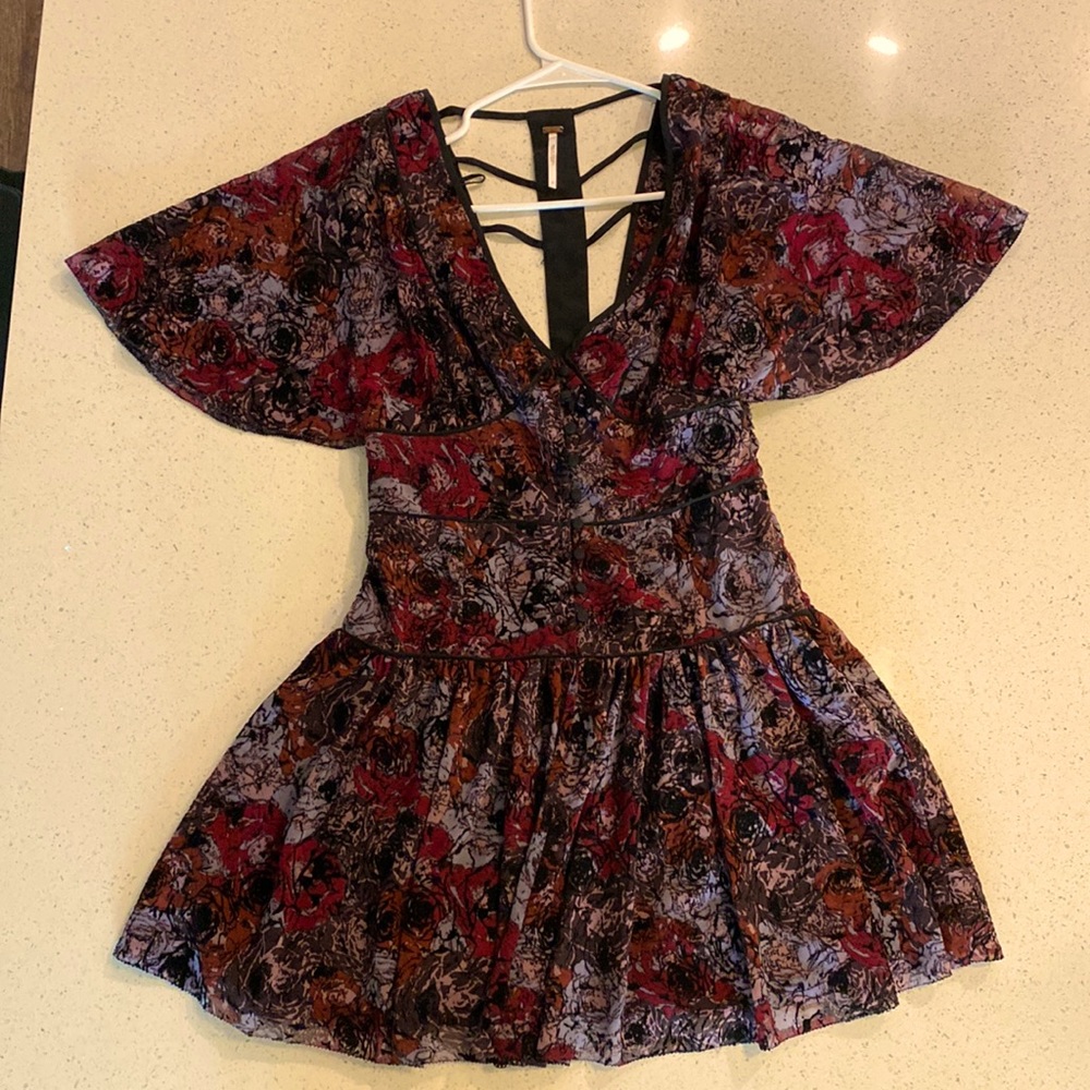 free people floral vintage dress
